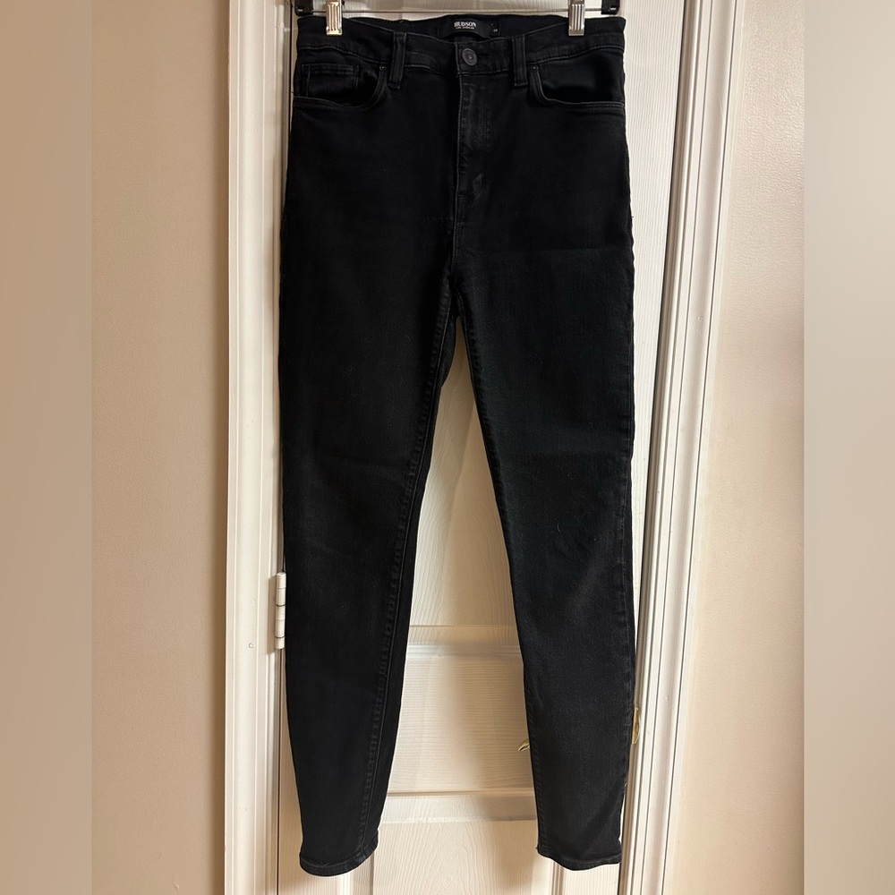 Hudson Black Skinny Jeans Size 28